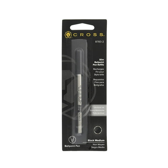 Cross 8783-2 Slim Ballpoint Pen Refill (M) – Black