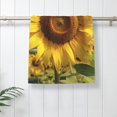 thumbnail image 5 of KLL Sky Golden Sunflower Field A Ultra Absorbent & Soft Hand Towels for Bath, Hand, Face, Gym and Spa-27.5x16in, 5 of 8