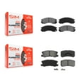 thumbnail image 1 of SIM Front Rear Semi-Metallic Brake Pads Kit for Car Mitsubishi Lancer KSM-100263, 1 of 8