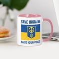 thumbnail image 3 of CafePress - Save Ukraine Raise Your Voices - 11 oz Ceramic Mug - Novelty Coffee Tea Cup, 3 of 4