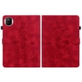 thumbnail image 1 of FJLBDE Étui pour Honor Pad X7 8,7 Pouces 2025, Portefeuille Folio à Rabat en Cuir PU à Motif Floral Embossé avec Support, Rouge, 1 of 7