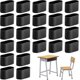 thumbnail image 1 of 24 Pieces Chair Leg Caps, 40 x 20 mm Chair Leg Protectors, Oval Chair Leg Protectors, Non-Slip, Protects Seat Legs, Floors, Fits Oval Tube Caps, 1 of 5