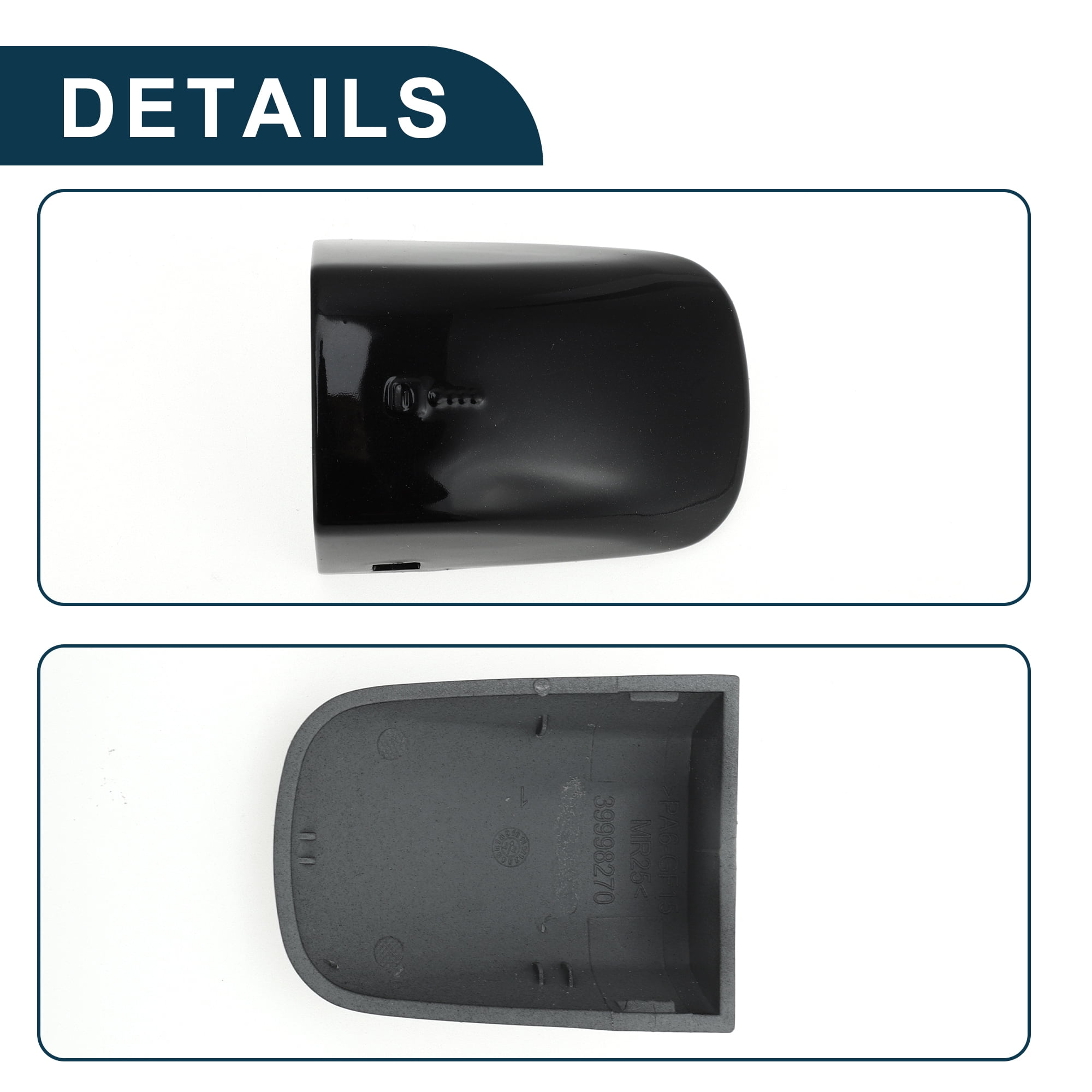 Unique Bargains Door Handle Cover for Volvo S40 S80 XC60 XC70 MK2 Black