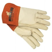 Memphis Glove Mig/Tig Welders Gloves, Premium Grain Cowhide, Medium, Beige