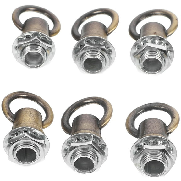 SWETRACE Light Fixture Hanging Hook Ring Screw Iron 6Pcs Antique Bronze