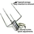 thumbnail image 3 of Fourchettes à Broche pour Rôtissoire de Gril (1 Paire) Accessoires Fourche de Gril de Qualité Alimentaire Fourche de Barbecue en Acier Inoxydable 304, 3 of 7