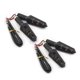 thumbnail image 2 of 4 luces intermitentes universales de 6 LED para motocicleta, color ámbar, 2 of 4