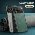 thumbnail image 6 of for iPhone Air Case, Slim PU Leather Vintage Shockproof Phone Case Cover Lightweight Soft TPU Bumper Hybrid Protective Case for iPhone Air, Lightgray, 6 of 7