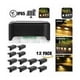 thumbnail image 5 of Luces solares para terraza, iluminación blanca cálida impermeable para exteriores para escalones de patio, luces solares con carcasa ABS duradera, encendido y apagado automático al anochecer y, 5 of 5