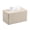 Beige, variant on Extra Large Tissue Box Cover for Standard Size 180 to 230 Count Box of Tissues, PU Leather Rectangle Tissue Holder with Magnetic Closure (Beige)