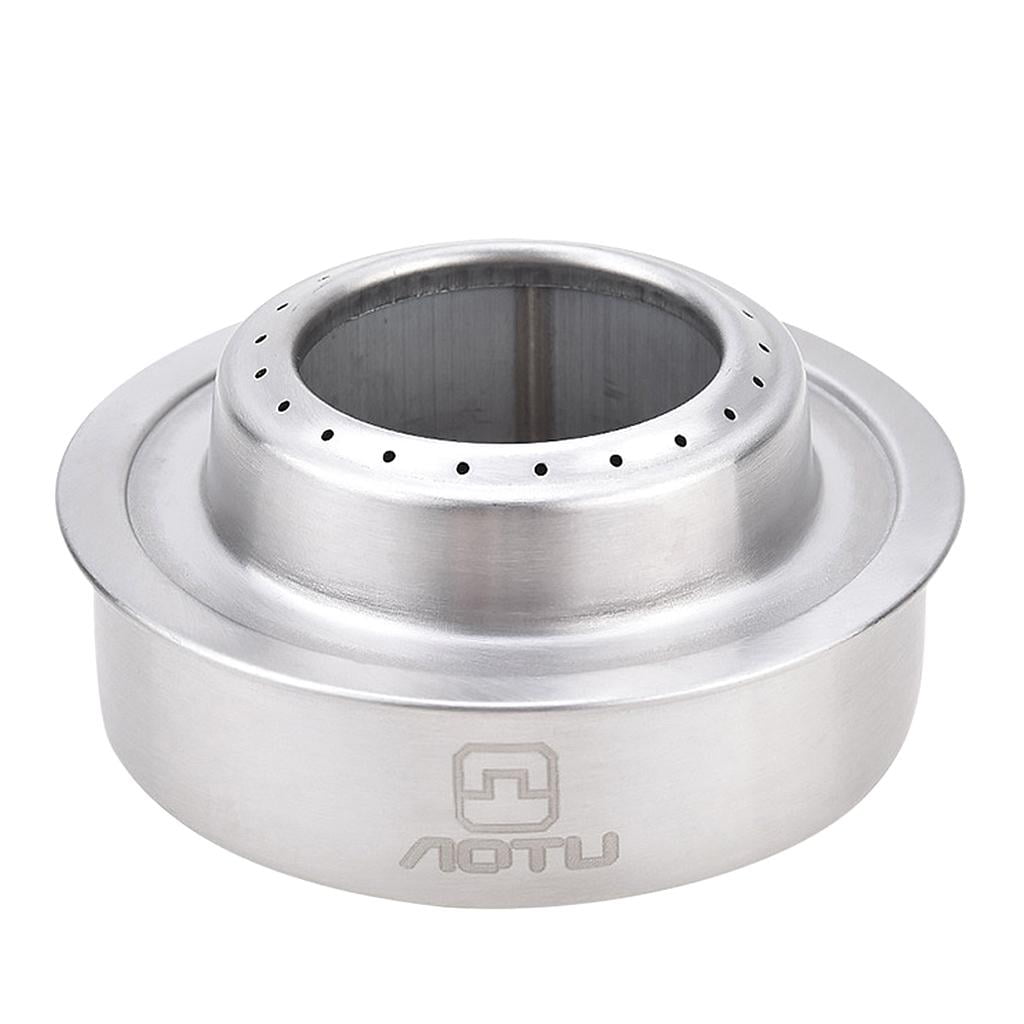Lightweight Stainless Steel Alcohol Stove Alcohol Convenient For Home Outdoor 