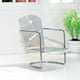 thumbnail image 4 of 3xModel Armchair Dollhouse Miniature Metal Furniture Chair Decoration Ornament, 4 of 5