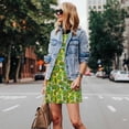 thumbnail image 4 of Gaeub Kiwi Fruits Été Imprimé Robes Sans Manches pour Femmes, Robe Décontractée de Plage Ample, Robe de Plage Ligne A avec Poches, Robe Maxi d'Été pour Femmes, 4 of 7