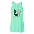 thumbnail image 1 of "Donut Kill My Vibe, Women's Racerback, Doughnut Tank, Soft Bella Canvas, Doughnut Shirt, Muscle Tank, Gift For Her, Workout Tank, Donut, Mint , EXTRA SMALL", 1 of 1