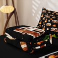 thumbnail image 5 of Homewish RV Trailers Camper Zipper Full Size Comforter Sets with Fitted Sheet and 2 Pillowcases,Happy Camping Zipper Bedding Set For Boys Kids,Black Reversible,4-Piece, 5 of 7