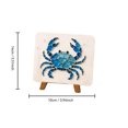 thumbnail image 4 of Clearance！DIY Sea Glass Mosaic Art Kit, Sea Glass Art Kit, Coastal Home Decor & Creative Handmade Gift，Crab, 4 of 8