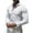White, variant on Men's Muscle Dress Shirts Casual Button Down Long Sleeve Elasticity Athletic Fit Wrinkle-Free Shirt