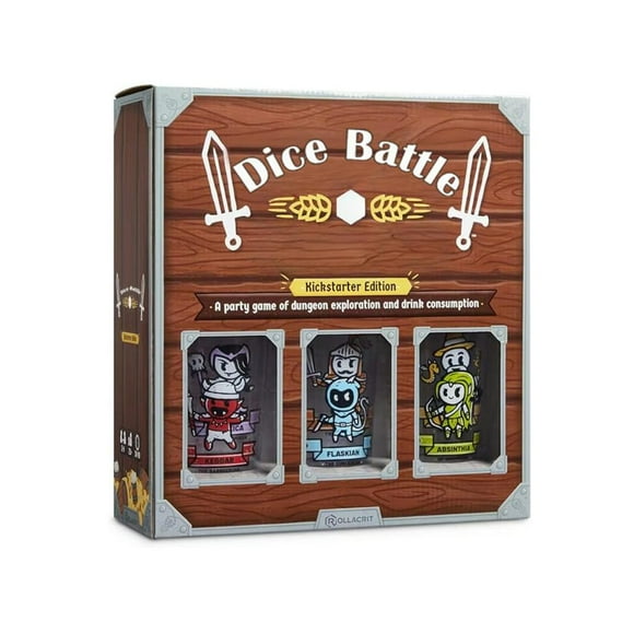 Dice Battle Board Game - A Party Game For Dungeon Crawling And Drinking Best