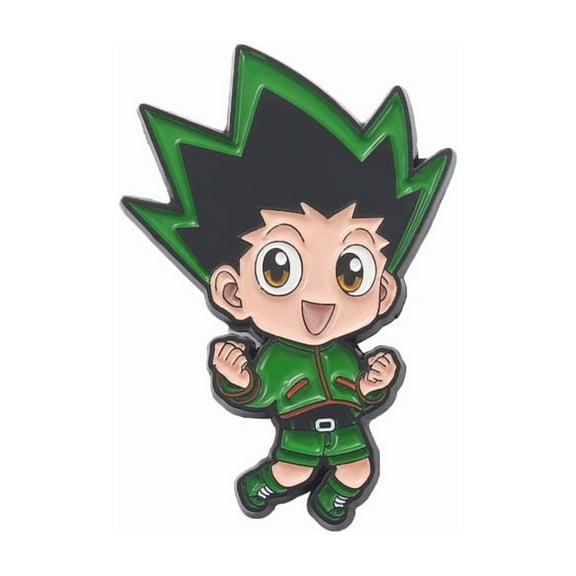 Hunter × Hunter Anime Peripheral cos Character Cartoon Avatar, Alloy Drip Metal Brooch Versatile Jewelry