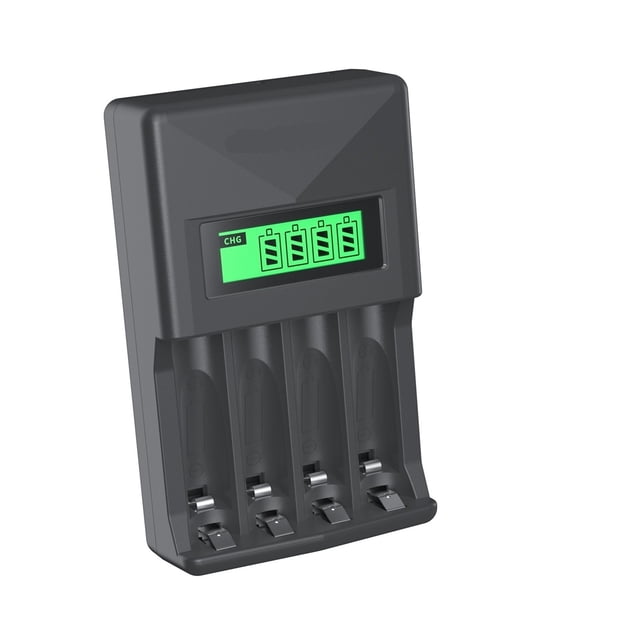 AA/AAA Rechargeable Battery Charger with LCD Display Portable Fast Charging Adapter USB Type-C Port ,Powerful Charging
