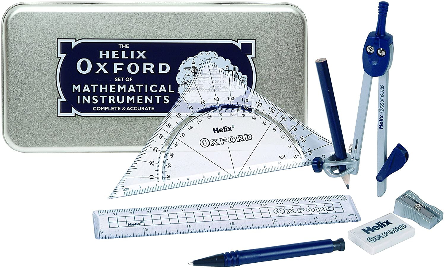 Maped Helix Oxford Advanced Math Set with Technical Compass and Folding