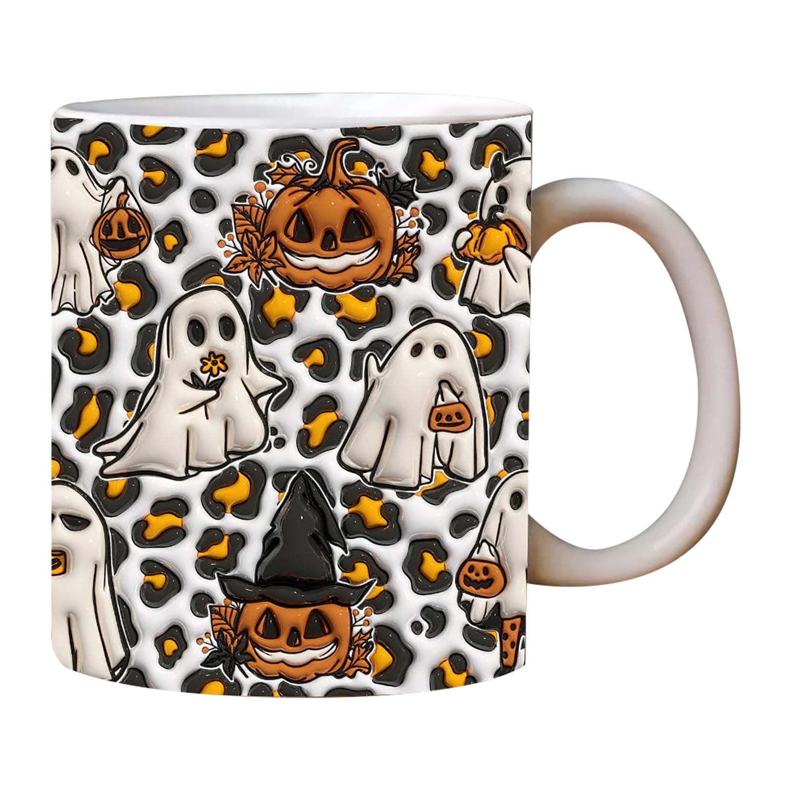 Birdeem New Spooky Hallowen Coffee Mug Water Mug Hallowen Pumpkin