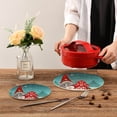 thumbnail image 7 of Christmas 2 Pack Pot Holders Trivets, Heat Resistant Hot Pads for Kitchen Table Decoration Trivets for Hot Dishes/Pot/Bowl/Teapot/Kitchen Hot Pads Trivets, 7" + 9.45", 7 of 7