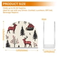 thumbnail image 4 of Yayeee Napkin Holder for Table Set of 2 Kitchen Paper Tissue Organization, Beige Christmas Plaid, 4 of 8