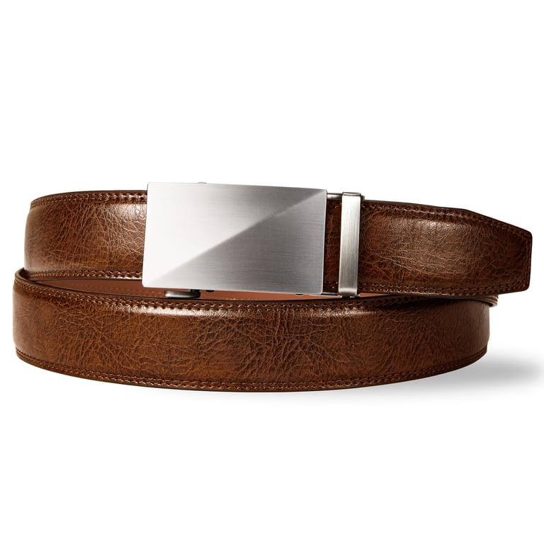 Fianmy Men's Leather Ratchet Belt, Trim to Fit photo 8