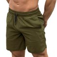 thumbnail image 3 of Men Sports Shorts Drawstring Elastic Waist Side Pockets Breathable Quick-Drying, 3 of 8