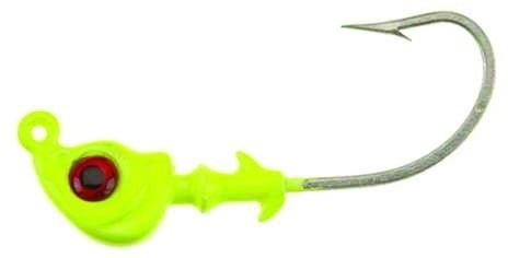 3//Pack 1//4 oz Black//Gold Eye DOA 86423 C.A.L Jig Head