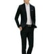 thumbnail image 1 of Men Formal 2 Pieces Tuxedo Suit Blazer Et + Trousers Set, 1 of 3