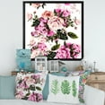 thumbnail image 3 of Designart 'Peony Vintage Flowers' Traditional Framed Art Print, 3 of 4