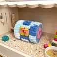 thumbnail image 6 of Bird Hammock Nest for Parrots & Small Birds, Hanging Plush Cotton Fleece Sleep Hut, Warm Winter Cage Bed with Straps, 18x15x15cm, 6 of 6