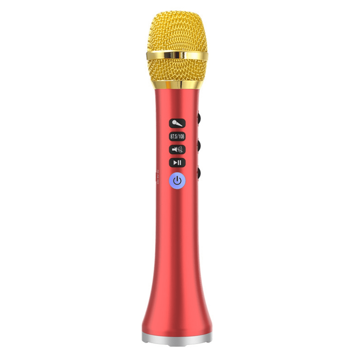 L-698DSP 20W Bluetooth Microphone with Wireless Speaker for Enhanced Sound Quality Red