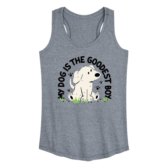 Instant Message - Goodest Boy - Women's Racerback Tank Top