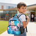 thumbnail image 3 of KUIFORTI Animal Blossoms Toddler Backpack Girls Kids School Bag with Front Pockets Adjustable Straps Soft for Preschool Kindergarten Back to School Gifts, 3 of 7