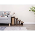 thumbnail image 3 of Petpals Pet Stairs 4-step 20.3" Height cat ladder with Storage Room and Scratching Board, 3 of 9
