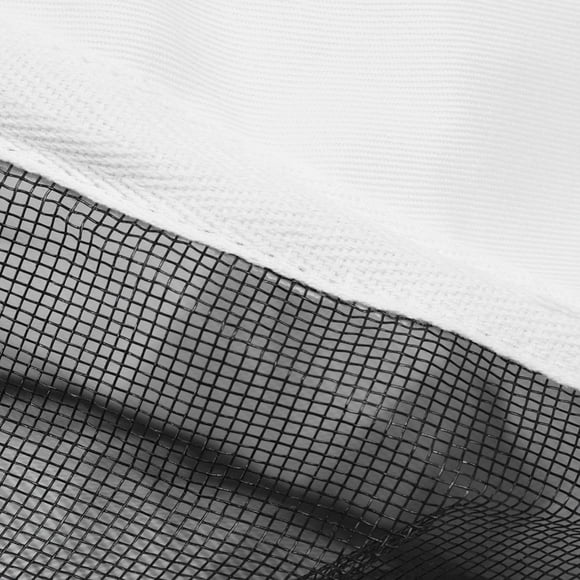 Breathable Mesh Veil Foldable Beekeeping Clothing, Polyester Cotton Beekeeping Jacket, Anti-mite Anti- Outdoor Fishing for Beekeeping Work White