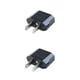 thumbnail image 4 of Ounissouiy Adaptador de corriente convertidor de carga Universal, 1 unidad, EE. UU. A UE, Euro, europeo, adaptador de viaje, enchufe de negro 2piezas, 4 of 6
