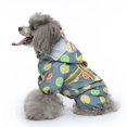thumbnail image 3 of Baywell Dog Raincoat Pet Waterproof Jacket with Hood, Reflective & Adjustable Rainwear Lightweight Poncho Coat for Small Medium Dogs Gray 2.2-22LBS, 3 of 12