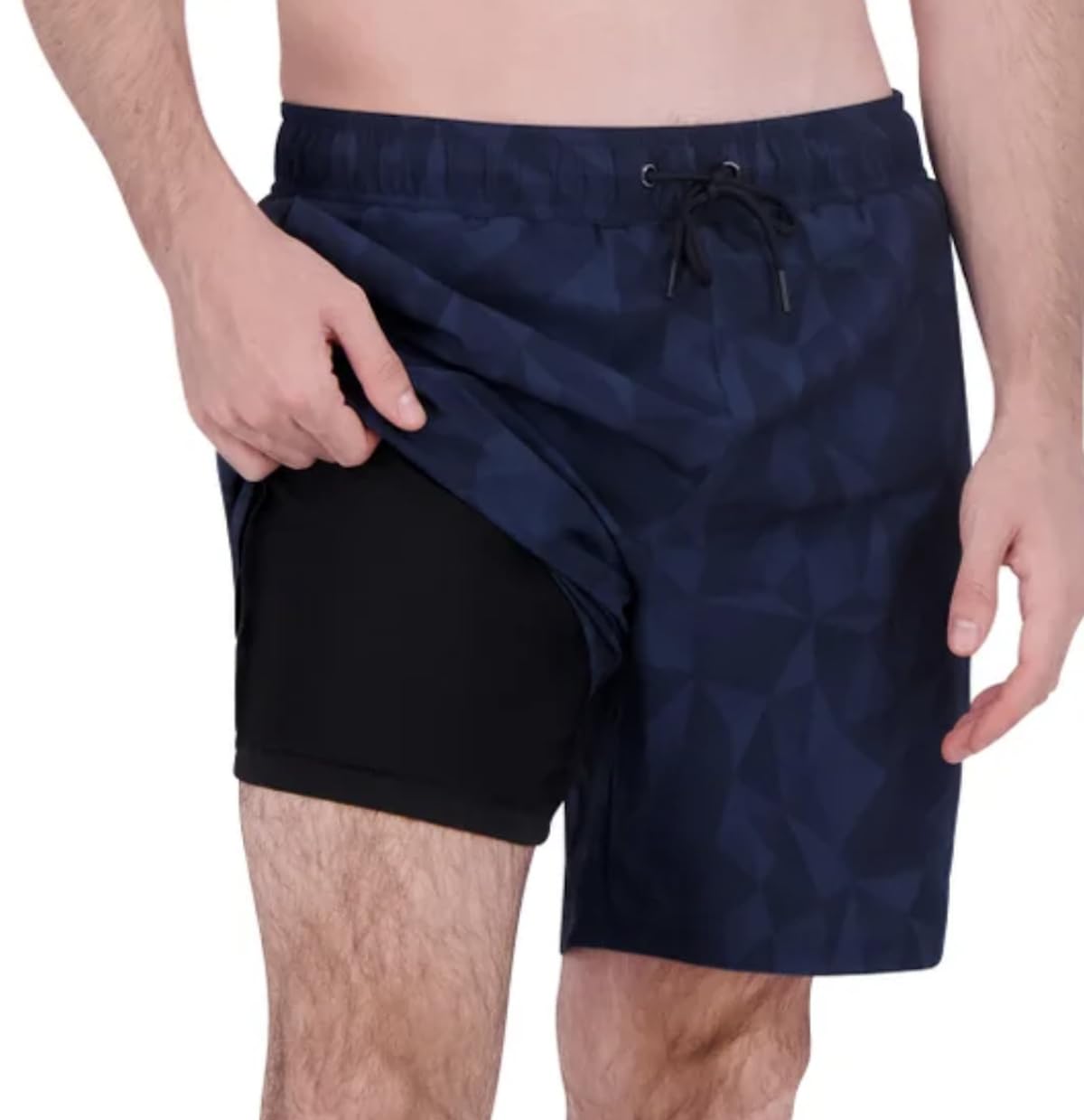 Spyder Men's UPF 30+ Breathable Comfort Stretch Swim Short (US, Alpha, Small, Regular, Regular, Dark Blue)
