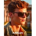thumbnail image 2 of Gafas de Sol Polarizadas Ligeras Cuadradas UV400 ANYLUV 3 Paquetes, 2 of 7