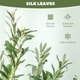 thumbnail image 5 of HOMCOM 6ft Artificial Tree with Fruits, Silk Olive Tree for Home, Office, Living Room Decor, Fake Plant with Pot, 5 of 10