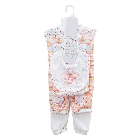 Karoyedx Baby Gift Set Newborn Baby Girl Boy Clothes Baby Outfits Pants Bodysuits Gifts Set Layette Set Red Size,0-3 Months