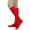 Red, variant on Wdfiry Girls Socks Solid Color High Tube Socks Cotton Warm Comfy Socks Over Knee Long Socks
