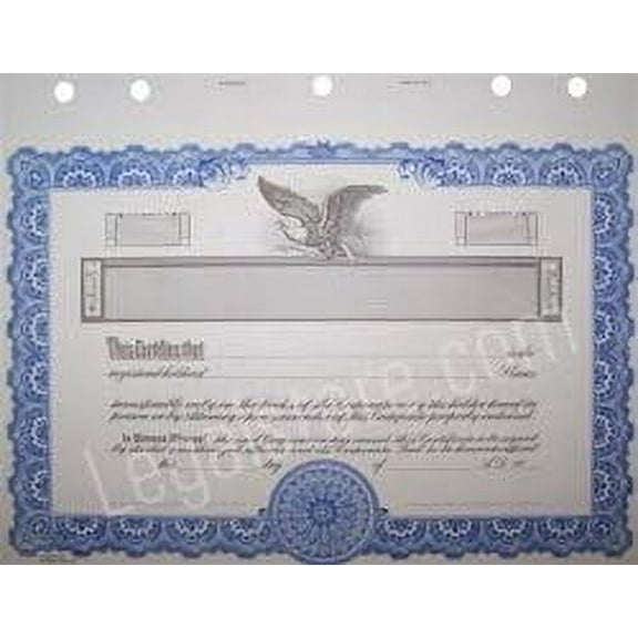 Goes Corporate Certificates, Blue Border, 25 per package