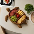thumbnail image 5 of WovenWink Funny Animal Charcuterie Platters, 8" Octopus Charcuterie Platter, Ocean Themed Large Turtle Charcuterie Board Funny Party Board for Fruit MeaCheese Kitchen Gifts Home Decor, 5 of 8