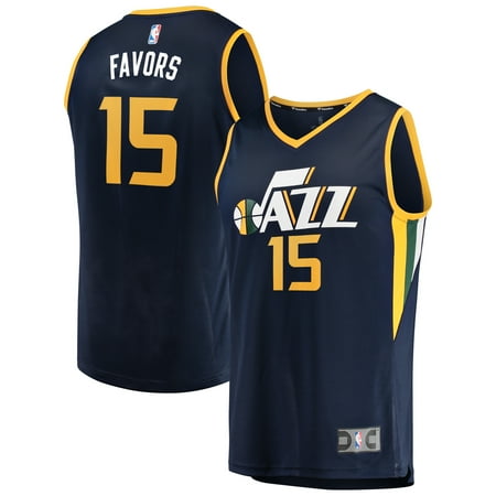 Derick Coleman Jersey Derrick Favors Utah Jazz Fanatics Branded Youth Fast Break Player Jersey - Icon Edition - Navy ()