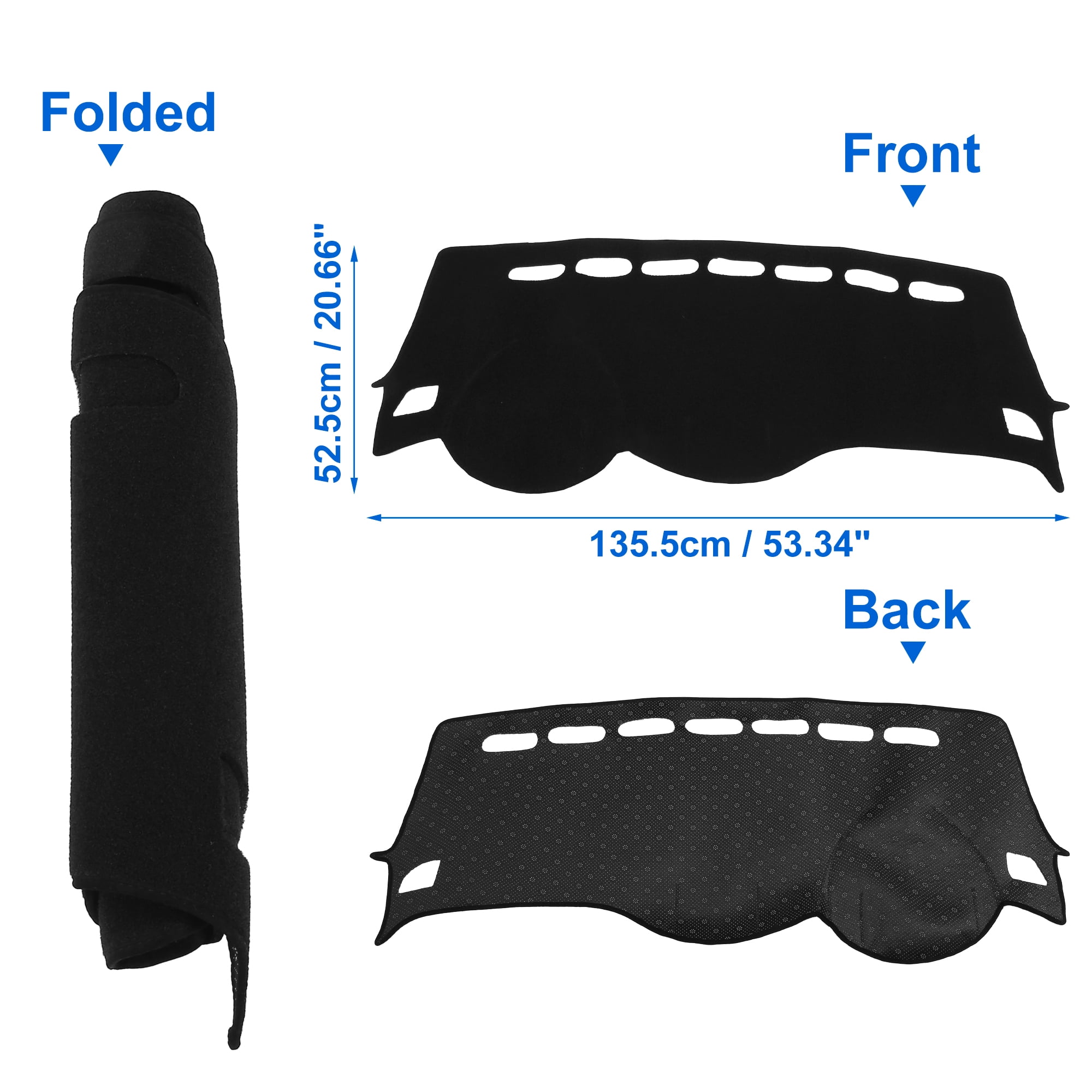 Unique Bargains Dashboard Covers for Chevy Trax 2017-2022 Dash Cover Mat Non-Slip Pad Protector Carpet